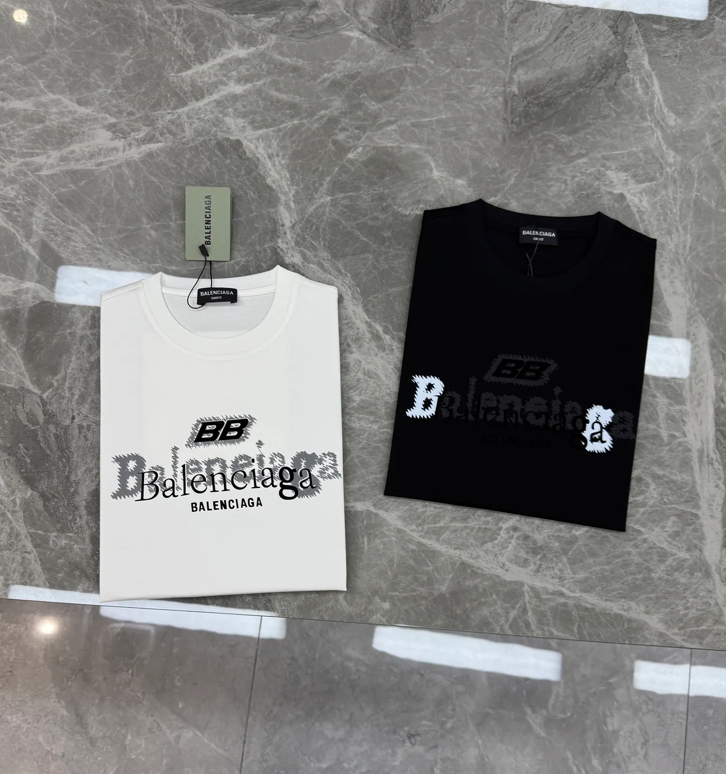 ⚜️Balenciaga New Arrival T ❤️ 190g ， . Breathable， ！ “BB” ， ， ✨ ！ ：Black.White.Sizes：M-3XL ！（S 4XL ）175/145 XL